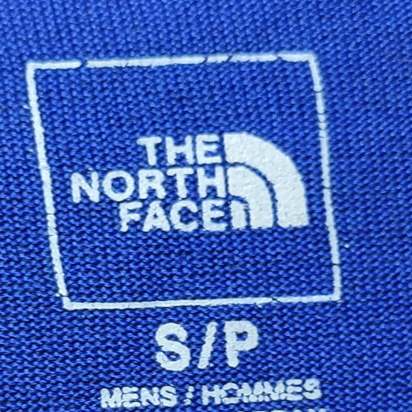 The North Face Men's Long Sleeve Blue Tee - Picture 3 of 3